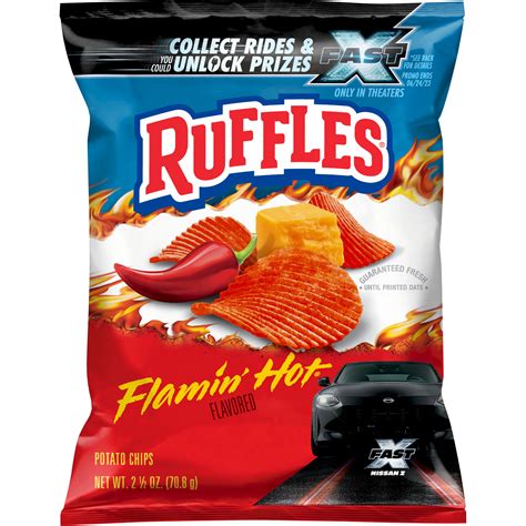 Ruffles Flamin Hot Flavored Potato Chips Smartlabel™