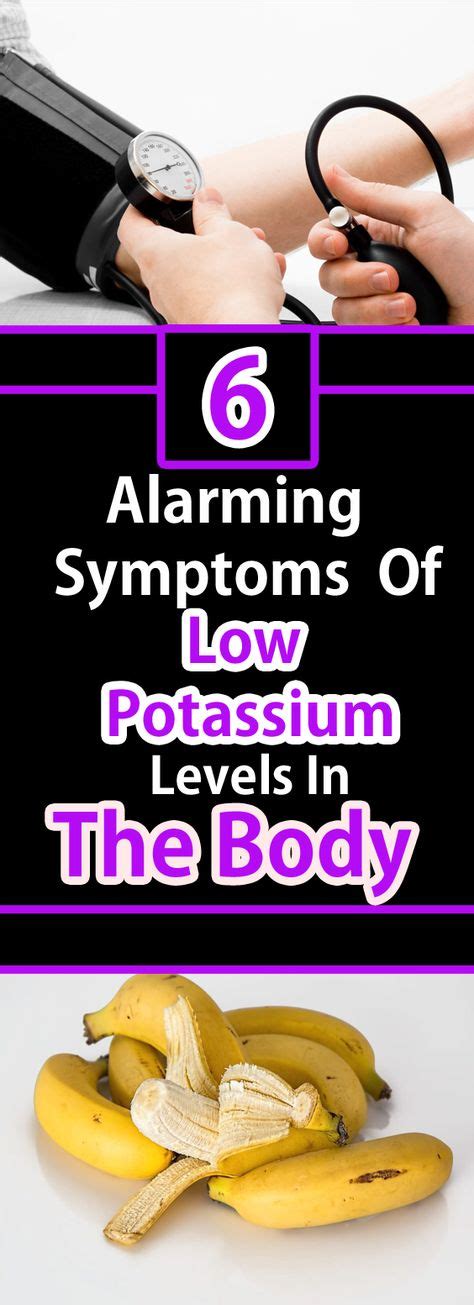 6 alarming symptoms of low potassium levels in the body