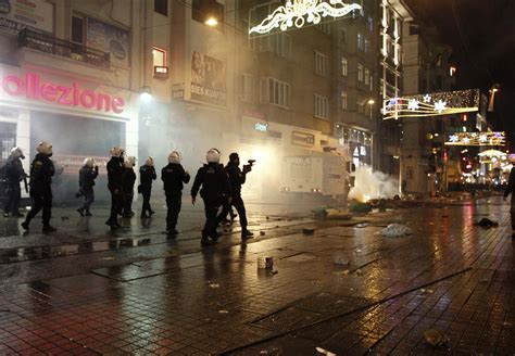 Turkish Police Fire Tear Gas To Break Up Internet Protest