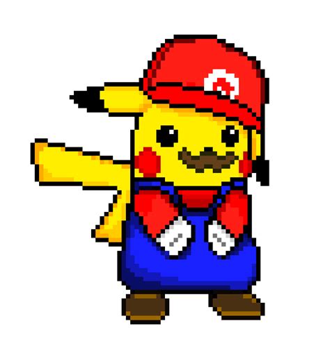Mario Pikachu Pixel Art Maker