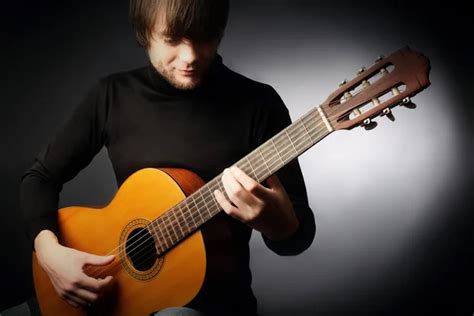 Acoustic Guitar Player Guitarist Stock Image Everypixel