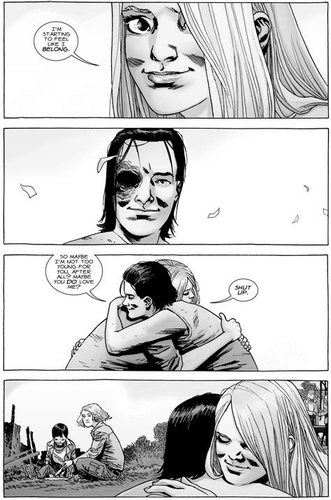 Lydia Falls In Love With Carl Grimes The Walking Dead Comicnewbies