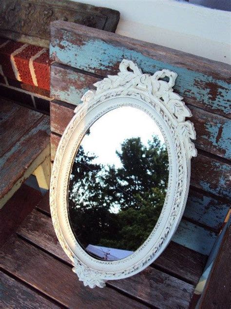 Shabby Chic Vintage Mirror And Frame Hollywood Regency Etsy Shabby