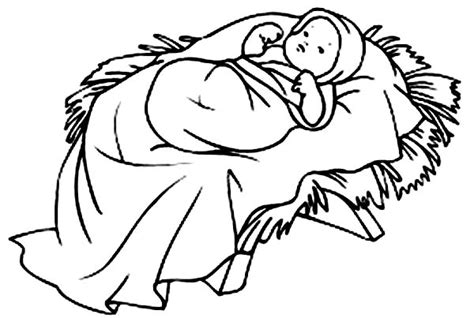 Free Baby Jesus Clipart Black And White Download Free Baby Jesus