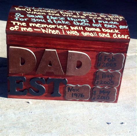 Choose the best birthday wishes to greet your near and dear ones on their special occasion. Memory Box for Dad - Great birthday or Father's Day ...