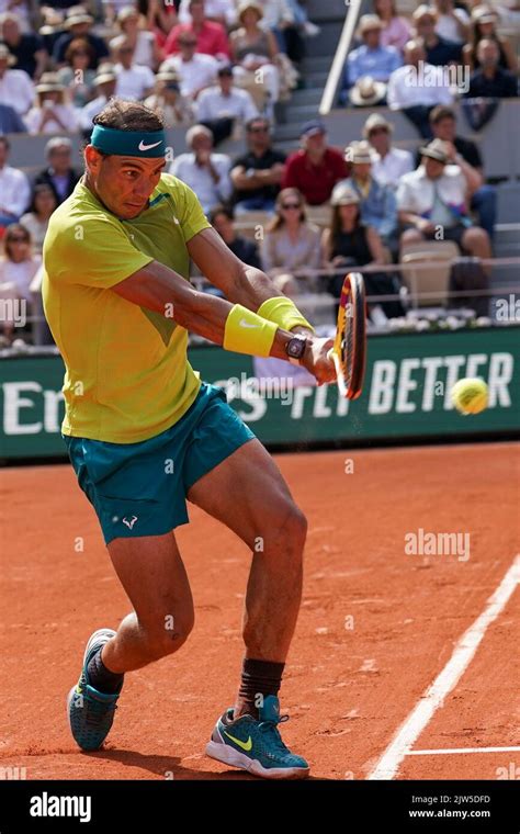 Grand Slam Champion Rafael Nadal Of Spain In Action During His Mens