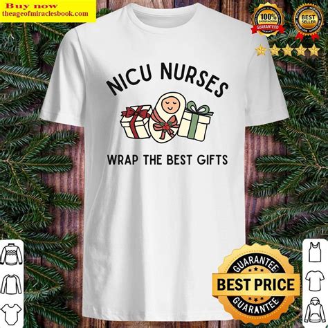 Nicu Nurses Wrap The Best Ts Funny Christmas Nurse Shirt