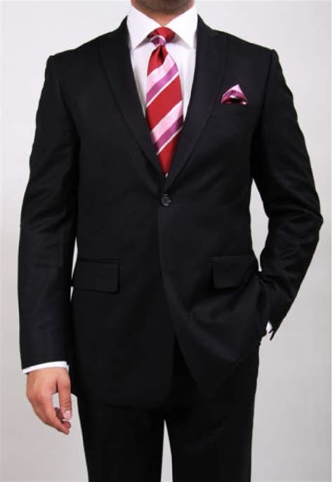 Business to black tie, shop sharp for mens suits online at politix. Men's Two Button Solid Black Suit ~BUY 1 GET 1 FREE~: Men ...