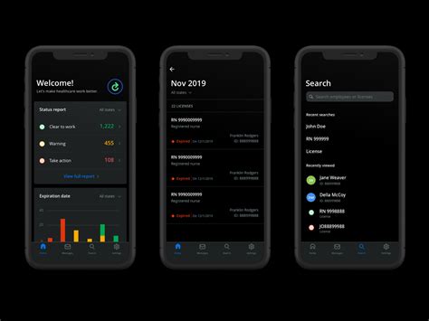 For a long time in web design, a white background was considered the only way to create empty space on a website or app. Evercheck App Dark Mode in 2020 | Web design color, App ...