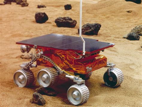 Model Of The Mars Pathfinder Rover Sojourner Photograph By Nasa