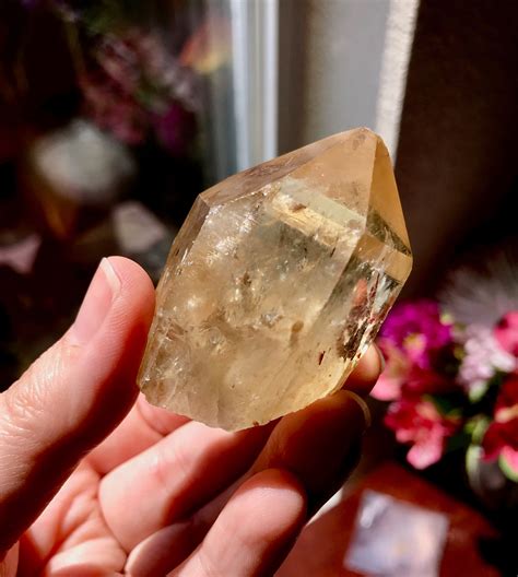 Natural Raw Citrine Point (57 grams) from the DR Congo | Natural ...