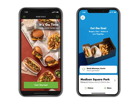 Shake Shack App Redesign The Shorty Awards