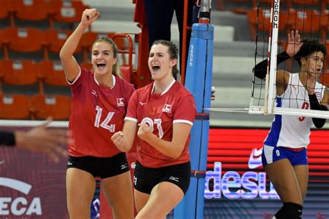 canada us dominican republic all win at women s volleyball pan american cup