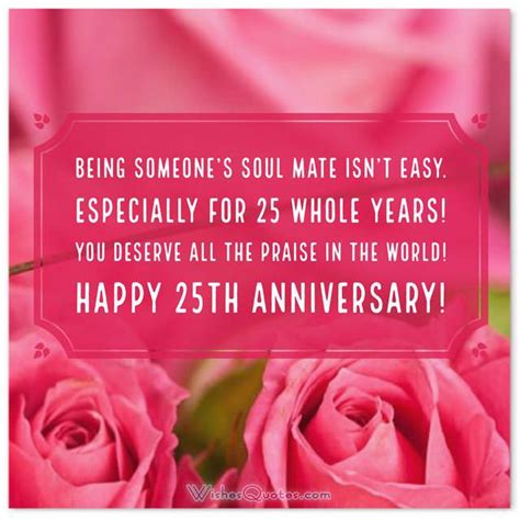 The Silver Jubilee Anniversary 25th Wedding Anniversary Messages