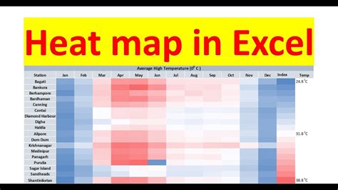 Youtube Excel Heat Map Chart My XXX Hot Girl