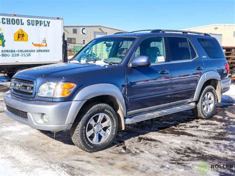 2003 Toyota Sequoia Sr5 4wd Suv Roller Auctions