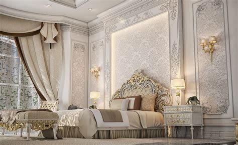 Master Bedroom Design Private Villa Doha Qatar On Behance