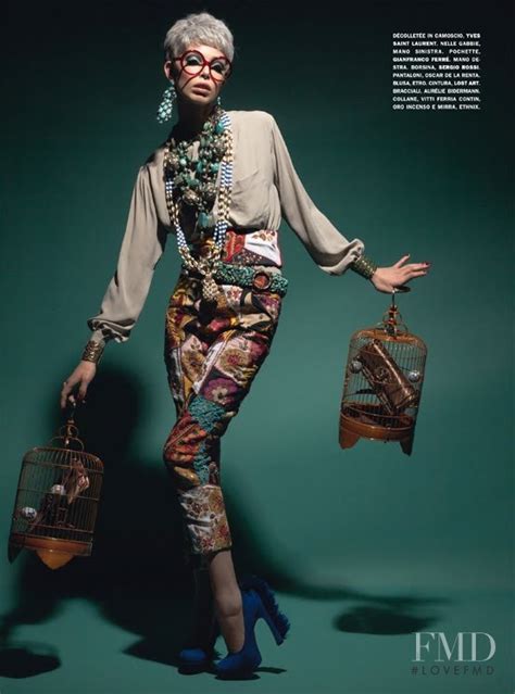 Be Inspired By Iris Apfel In Vogue Italy With Tanya Dyagileva Wearing