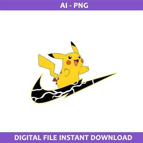 Pikachu Nike Png Pokemon Nike Logo Png Nike Logo Png Pika Inspire