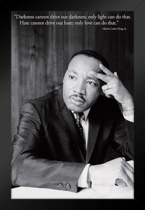 Quotes about martin luther king jr. Martin Luther King MLK Love Quote Framed Poster 602938339049 | eBay