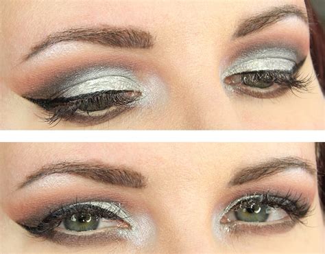 Silver Cut Crease Tutorial With Winged Eyeliner For Hooded