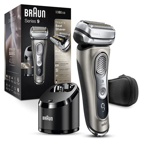 Braun Electric Razor For Men Waterproof Foil Shaver Series 9 9385cc Wet And Dry