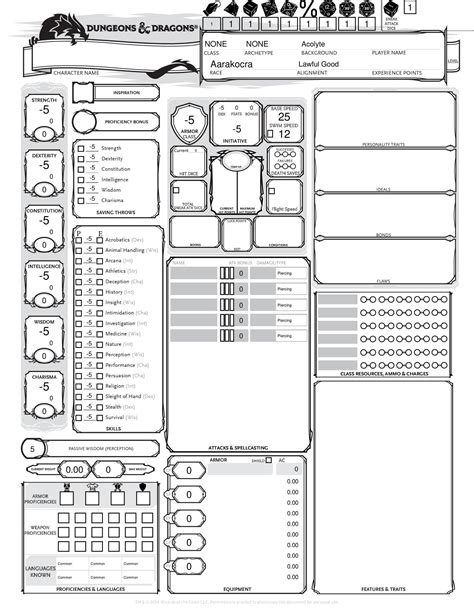 Dnd E Printable Character Sheet That Are Persnickety Dashing