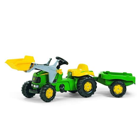 John Deere Kids Tractor With Loader And Trailer Radmore And Tucker
