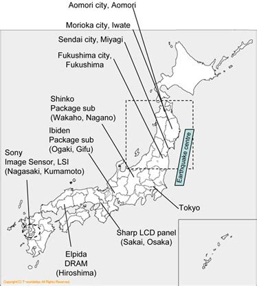 Japan experienced a deadly earthquake ten years ago that caused the worst nuclear disaster in the. map of japan earthquake 2011