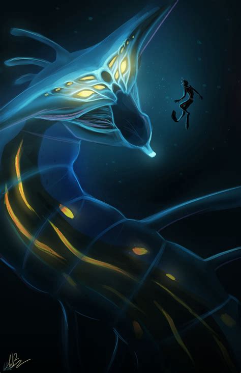 Ghost Leviathan By Cielarose Subnautica Concept Art Subnautica