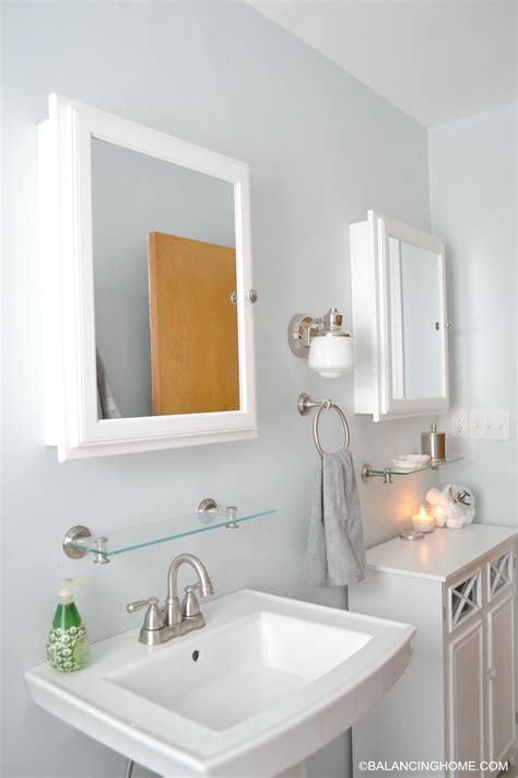 Do you assume small bathrooms with pedestal sinks looks nice? cleaning-organizing-bathroom-with-pedestal-sink-organizing-a-small-bathroom - Balancing Home
