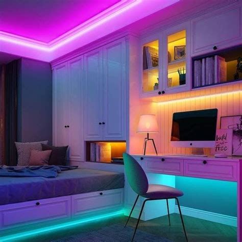 Led Strip Light W Remote Control In 2021 Neon Room Dream Rooms Led