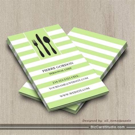Without wasting much of your precious time, go right away and get your hands on the chef business card template that you feel is an appropriate choice for you. Personal Chef Business Card | Personal chef business ...