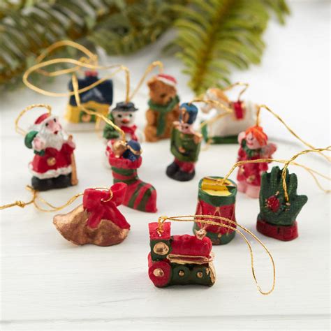 Miniature Christmas Figurine Ornaments Christmas Ornaments