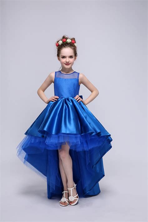 Unfollow birthday dresses for girls to stop getting updates on your ebay feed. Satin Flower Girls Dresses For Wedding Gowns Blue Girl ...