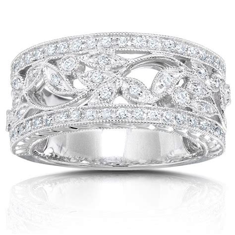 Wide Diamond Wedding Bands For Women Wedding And Bridal Inspiration