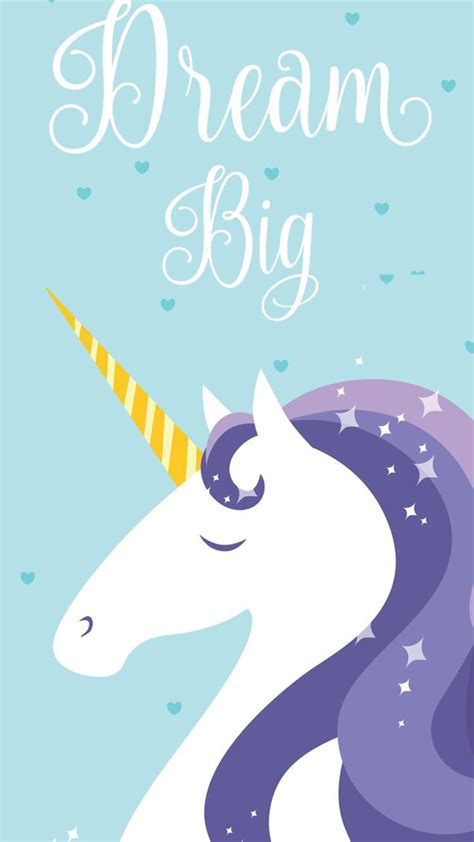 Dream Big Unicorn Wallpaper For Iphone And Android