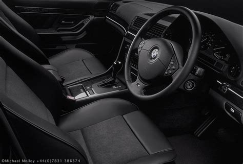 Car Photography 014 Black Leather Interior