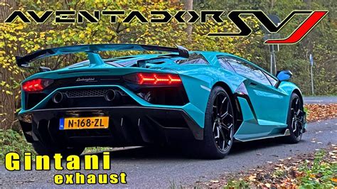 Lamborghini Aventador Svj Gintani Kmh Mph Review On Autobahn