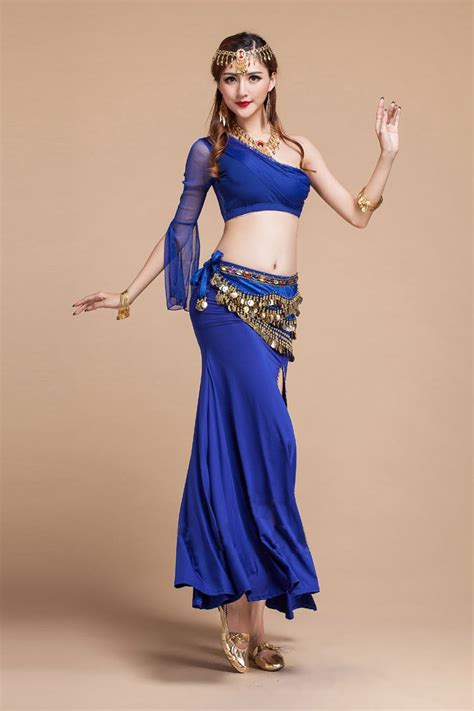 2015 Adult Belly Dance Costume Sexy Outfit Women Indian Dance Clothes Performance Wear Stage