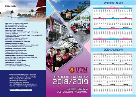 In april 2019, the faculty approved a series of changes to the academic calendar, ranging from the spring final exam schedule and the patriots' day holiday to grade deadlines and the number of spring class days. UTM Academic Calendar 2018/2019 for Diploma, Degree ...