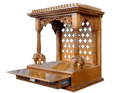 Wooden Templemandir In Teak Wood Temple Design For Home Wooden