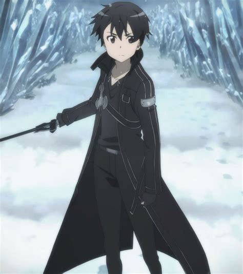 Kirito キリト Kirito Aka The Black Swordsman Is The Main Protagonist