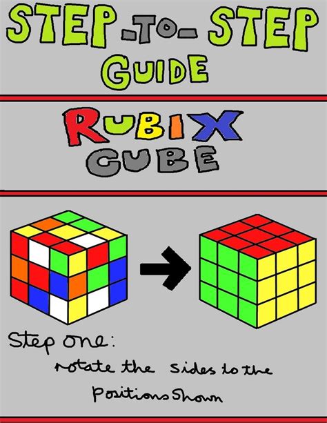 Step To Step Guide Rubix Cube Funpicc