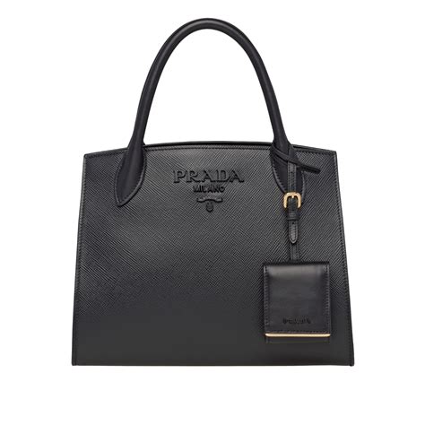 Small Saffiano Leather Prada Monochrome Bag | Saffiano ...