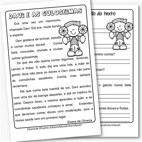 Atividades De Portugues 4 Ano Interpretação De Texto E Gramatica