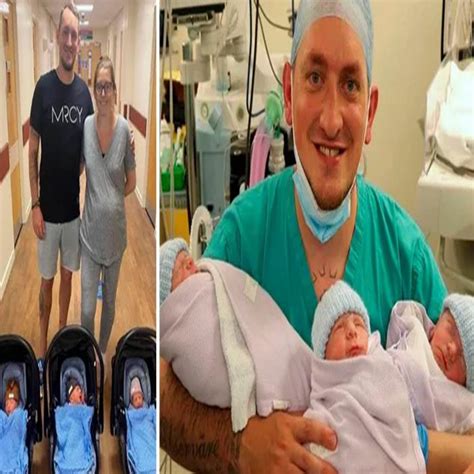 Couple In Shock After Having Identical Triplets Which Has One In 200