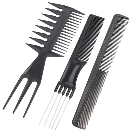 Cosprof 10pcsset Professional Hair Combs Kits Salon Barber Comb