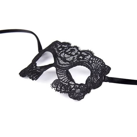Sexy Lady Lace Eye Mask Black Blindfold Eye Mask Patch Bondage Masque Fun Flirt Sex Toys For