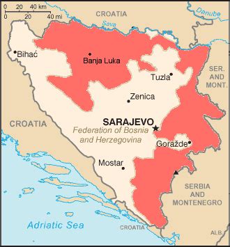 Republika Srpska Map MapSof Net